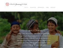 Tablet Screenshot of muslimjourneytohope.com